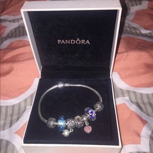 Pandora bracelet with charms!